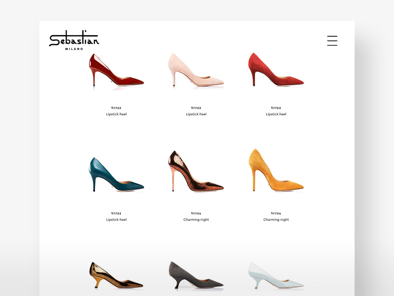 Catalogo scarpe Sebastian